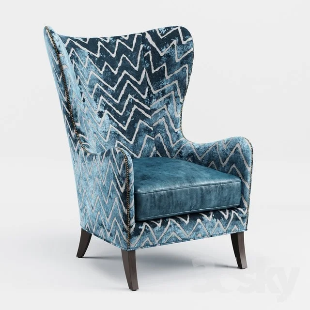 Massoud Viviette Wing Chair